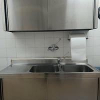 Lavandino in acciaio