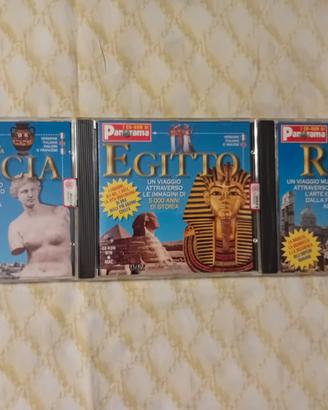 3 PC CD-ROM Storia (Egitto-Grecia-Roma)