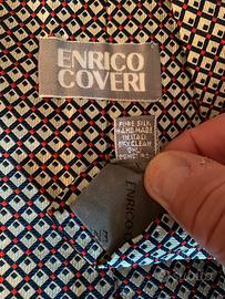 Cravatta nuova Enrico Coveri 100% seta made in Ita