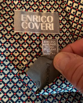 Cravatta nuova Enrico Coveri 100% seta made in Ita