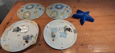 2 lampadari camera bambini 