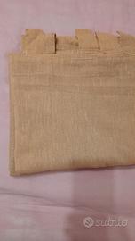 coppia tende color beige 