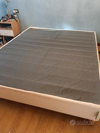 struttura letto matrimoniale senza testiera futon