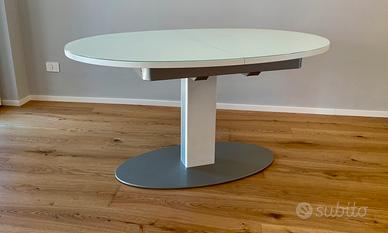 Tavolo da pranzo soggiorno ovale estensibile