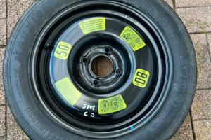 Ruotino 125/80 R 15 - 4 fori