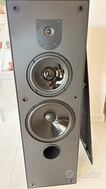 Sistema home theater 5.1 JBL. Completo e potente.