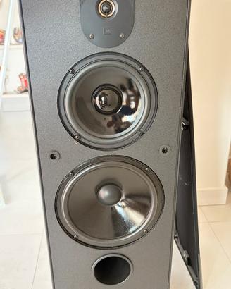 Sistema home theater 5.1 JBL. Completo e potente.