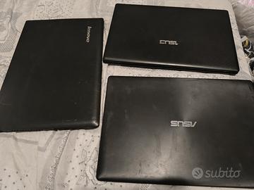 3 notebook per ricambi 
