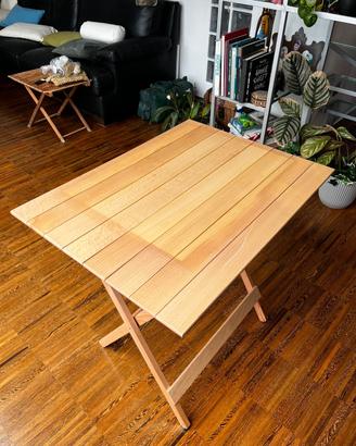 tavolino richiudibile in legno 60x80