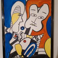 Quadro   Astratto Gentilini olio su tela