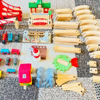 Grande set BRIO ferroviario in legno