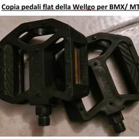 Coppia pedali flat della Wellgo per BMX/ MTB 

