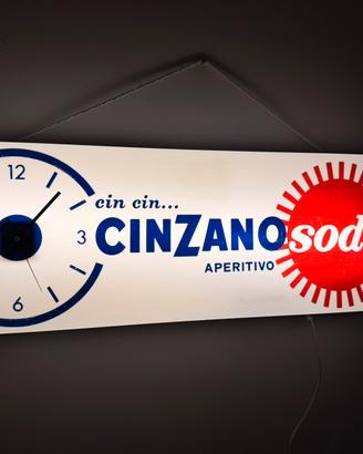Insegna luminosa cinzano anni 50