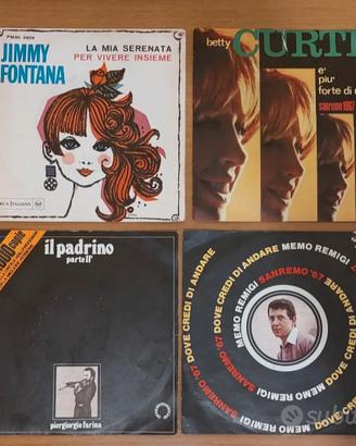 Vinili 45 giri anni 60/70
