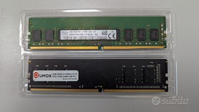 RAM DDR4 da 8 GB (2x4GB) -2133Mhz
