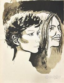 Renato guttuso litografia quadro