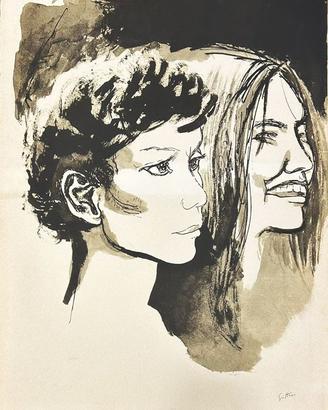 Renato guttuso litografia quadro