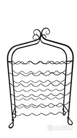 Portabottiglie in ferro battuto