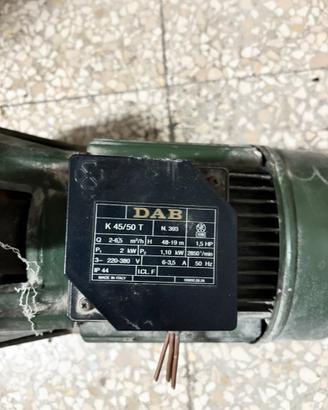 Pompa acqua DAB K 45/50 T trifase 1.5 HP