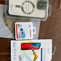 Custodia, pellicola in vetroiPhone 13 Pro Max