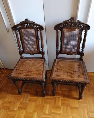 coppia sedie viennesi