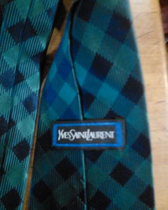 cravatta vintage yves saint laurent