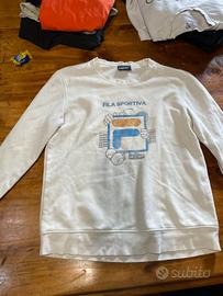 Felpa Fila white line