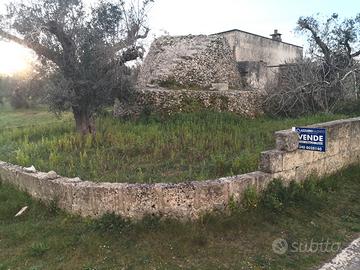Tricase - Terreno con fabbricati e pajara