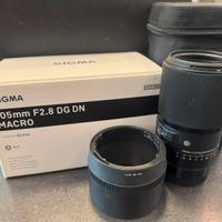 Obiettivo Sigma 105 mm F2.8 DG DN Macro