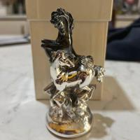 Scultura Cavalli Ottaviani rivedtita in argento