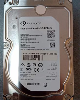 Hard disk Seagate sas 4TB