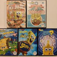 5 DVD di Spongebob (animazione)