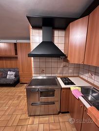 Cucina economica a legna De Manincor 90cm + Cappa