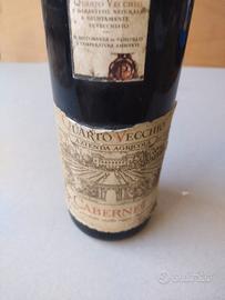 Bottiglia vino collezione cabernet