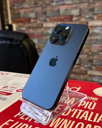 IPHONE 15 PRO BLUE 128GB BATTERIA 100% E GARANZIA