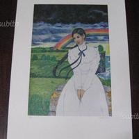 Cinzia Ghigliano, litografia a colori firmata