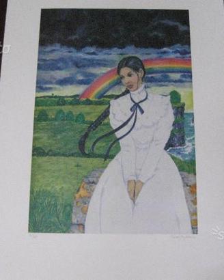 Cinzia Ghigliano, litografia a colori firmata
