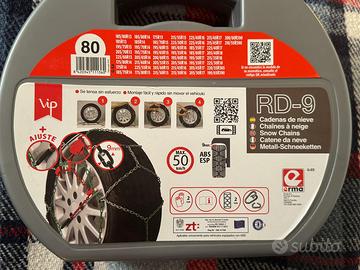 Catene da neve Erma RD-9 misura 80 - NUOVE