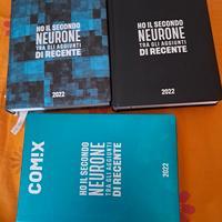 agenda diario comix 2022 tre pezzi  stock lotto 