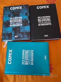 agenda diario comix 2022 tre pezzi  stock lotto 