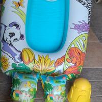 lotto giochi da spiaggia con canotto 