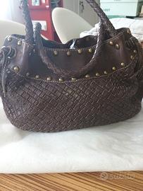 Borsa pelle intrecciata Coccinelle 