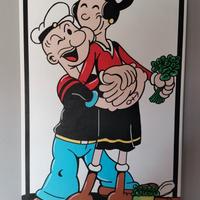 Quadro Braccio di ferro e Olivia 