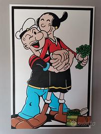 Quadro Braccio di ferro e Olivia 