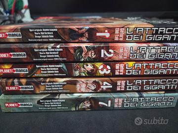 Manga: Attacco dei giganti (before the fall)