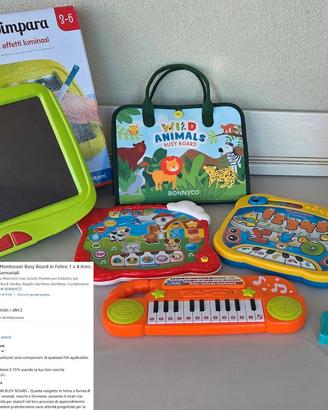 Giochi Interattivi Montessori Lavagna e Tablet