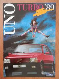 Fiat Uno Turbo i.e. - depliant tedesco - 1989