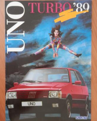 Fiat Uno Turbo i.e. - depliant tedesco - 1989