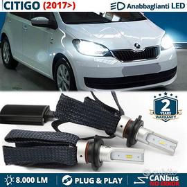 Kit LED H7 per Skoda CITIGO Restyling CANbus 8000L