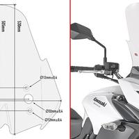 CUPOLINO GIVI TRASPARENTE KAWASAKI VERSYS 650
